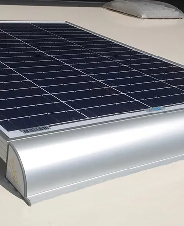 Caravan and motorhome solar panels
